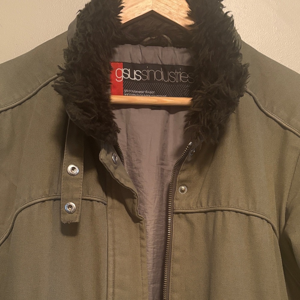 Gsussindustries coat green size S